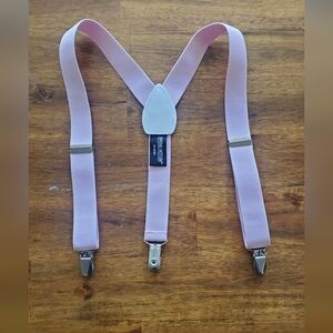 Boys Pink Suspenders - Ring Boy, Ring Bearer